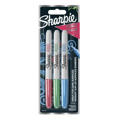 Sharpie Popisovače Sharpie metalické, 3 ks