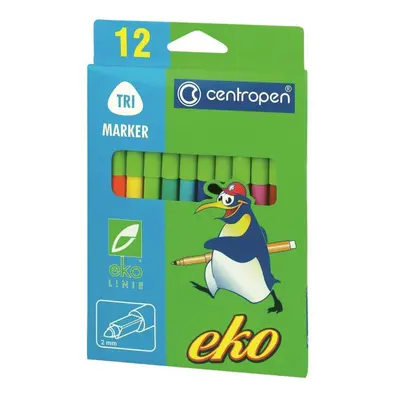 Centropen Fixy EKO, 12 barev