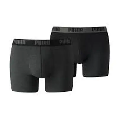 PUMA BASIC BOXER 2P Černá