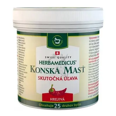 SwissMedicus Hřejivá konská mast, 250 ml