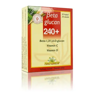 Natures Beta glucan 240+ 30 kapslí