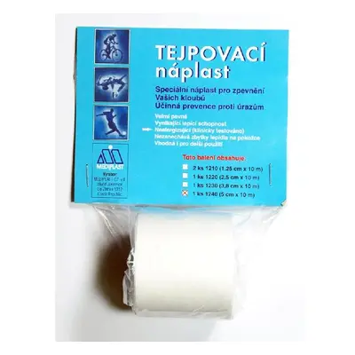 Tejpovací náplast – neelastická, 5 cm x 10 m