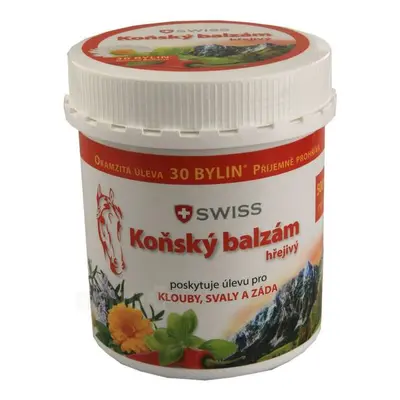 Koňský balzám SWISS hřejivý, 500 + 50 ml