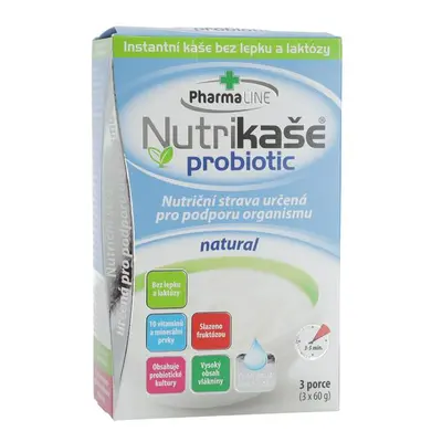 PharmaLINE Nutrikaše probiotic natural 3x 60 g