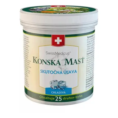 SwissMedicus Chladivá koňská mast, 250 ml