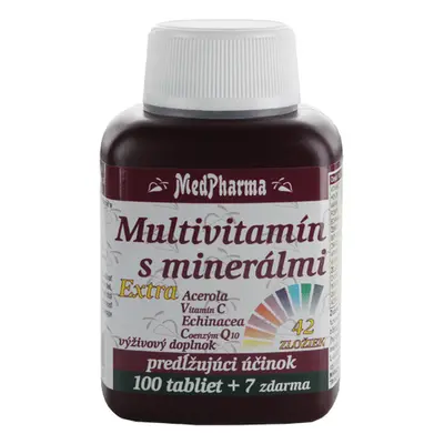 MedPharma Multivitamin s minerály – 42 složek, 107 tablet