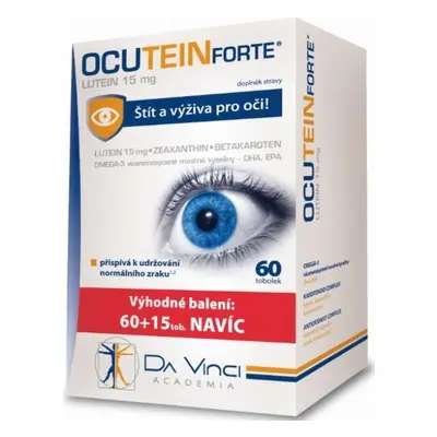 Ocutein Forte Lutein, 15 mg 60+15 kapslí