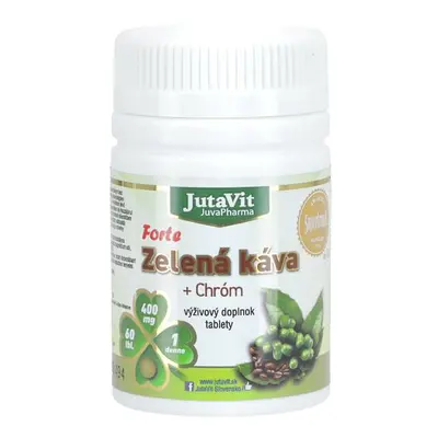 JutaVit Zelená káva Forte + chróm Jutavit 60 tablet