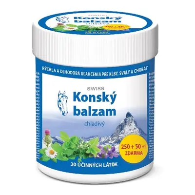 Koňský balzám SWISS chladivý, 250 + 50 ml