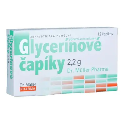 Dr. Müller Glycerinové čípky, 12 x 2,2 g