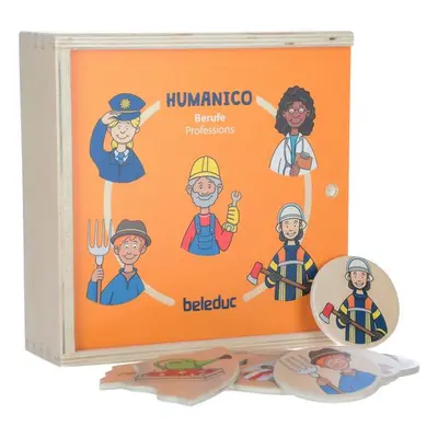 Didaktická hra a puzzle 2v1 Humanico Povolání od Beleduc