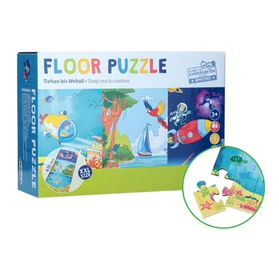 Edukační podlahové puzzle Z mořských hlubin do vesmíru od Beleduc