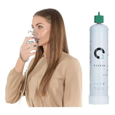 Kyslíková láhev s kyslíkovou maskou ClearO2 Oxygen, 110 l