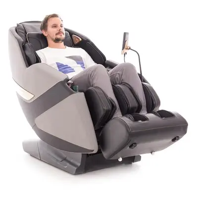 Masážní elektrické křeslo RelaxPro 3D MASSAGER, šedo-černé