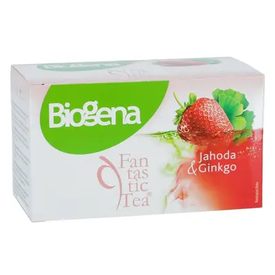 Biogena Fantastic Tea Jahoda a Ginko, 20x 2,5 g