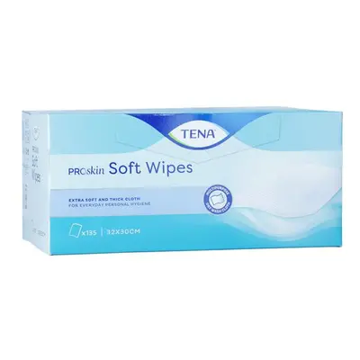 Jemné utěrky TENA Soft Wipes, 135 ks