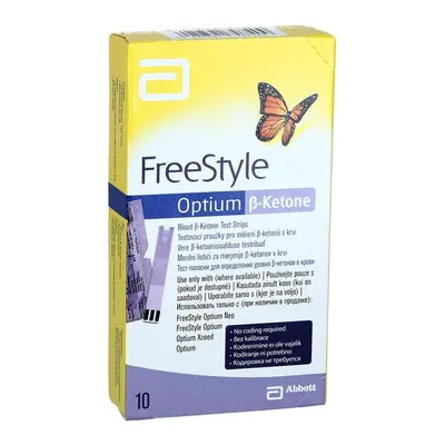 Testovací proužky FreeStyle Optium ß ketone, 10 ks