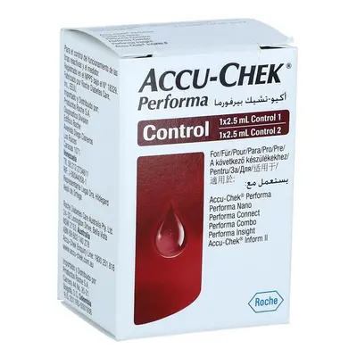 Kontrolní roztok Accu - Chek Performa Control, 2 x 2,5 ml