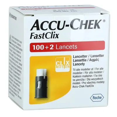 Lancety Accu-Chek Fastclix, 102 ks