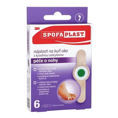 Spofaplast 3M náplast na kuří oka, 6 ks