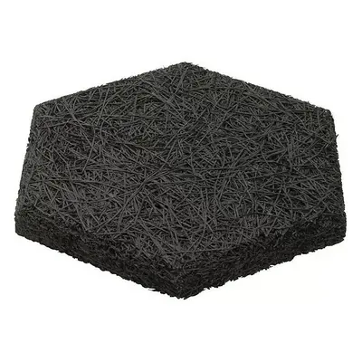 Akustický panel FibroTech Hexagon / 25 x 28,9 x 2,5 cm / 18 ks / 0,972 m² / dřevitá vlna / cemen