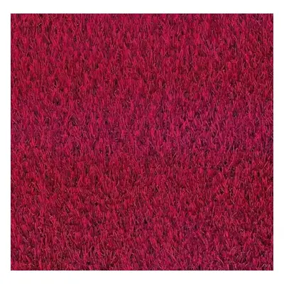 Umělý trávník kusový Classis Carpets / 200 × 133 cm / výška 2,5 cm / 2300 g/m2 / červená