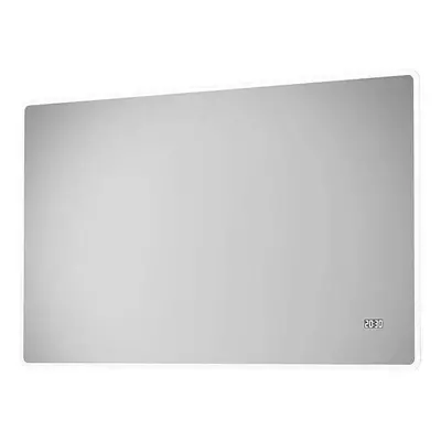 Exkluzivní LED světelné zrcadlo DSK Silver Sintra / 120 x 70 cm / páčkový vypínač / stříbrná