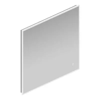 German Zrcadlo s LED osvětlením / 75 x 100 cm / 24 W / IP44 / stříbrná