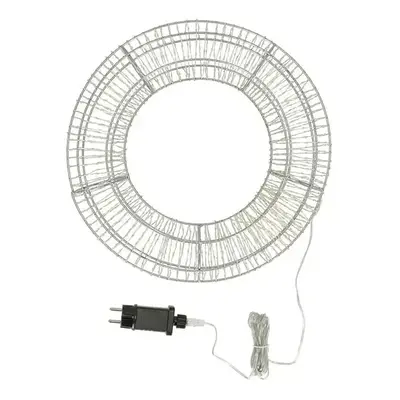 German Světelná LED dekorace "Věnec" / 1500 LED / 40 × 9 cm / teplá bílá