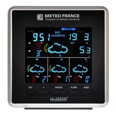 Meteostanice Météo France La Crosse Wd4025it 3AC59 / detekce teploty do +59,9 °C / stříbrná