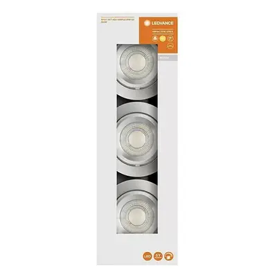 Sada 3 bodových LED svítidel Ledvance Simple Dim / 5 W / teplá bílá / hliník/plast