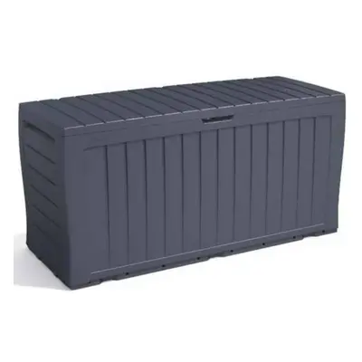 Plastový úložný box Keter Marvel Plus / 117 x 45 x 57 cm / 270 l / plast / antracitová