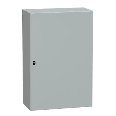 Skříň rozvaděče Schneider Electric NSYS3D12840P s montážním panelem / 1200 x 800 x 400 mm / ocel