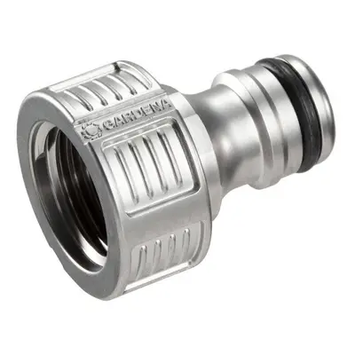 Vodovodní spojka Gardena Premium / 21 mm (G 1/2'') / kov / stříbrná