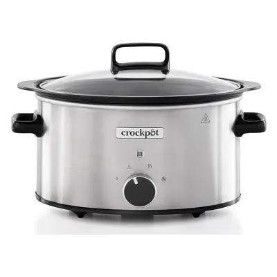 Pomalý hrnec CrockPot CSC085X / 3,5 l / 3 nastavení teploty / hliníková nádoba / nerez