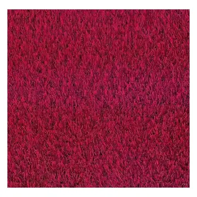 Umělý trávník kusový Classis Carpets / 200 × 133 cm / výška 2,5 cm / 2300 g/m2 / červená