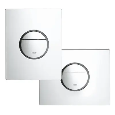 WC ovládací tlačíko pro 2-činné splachování Grohe Nova Cosmopolitan / 15,6 x 19,7 cm / start/sto