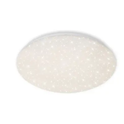 LED stropní svítidlo Briloner / Ø 37,5 cm / hvězdné nebe / 22 W / kov / plast / 2200 lm / IP20 /