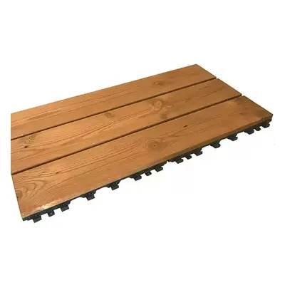 Klikací dlaždice Smartdeck / borovice / 60 x 30 x 2,5 cm / dřevo/plast / přírodní