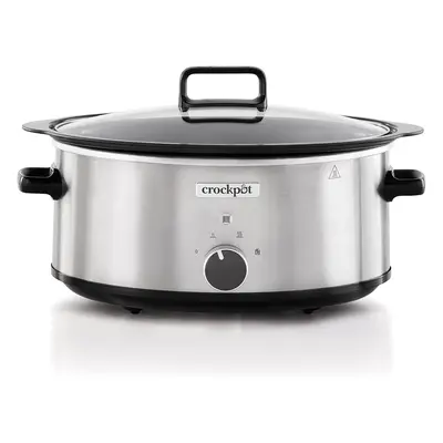 Pomalý hrnec CrockPot CSC086X / 6,5 l / 3 nastavení teploty / hliníková nádoba / nerez