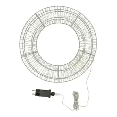 German Světelná LED dekorace "Věnec" / 1500 LED / 40 × 9 cm / teplá bílá