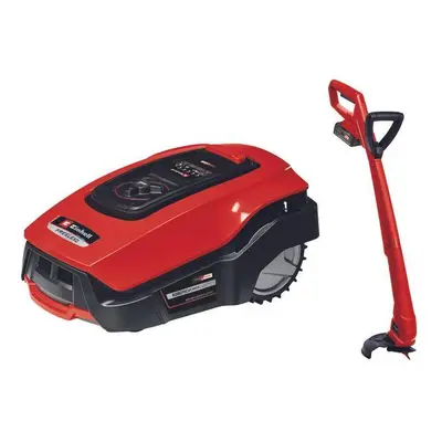 Set robotická sekačka Einhell Freelexo + vyžínač trávy Einhell Power X-Change 18 V / 2,5 Ah / 20