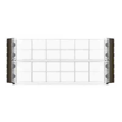 Růstový modul ERGO Garantia Quadro S 645112 / pro vyvýšené záhony / 60 x 25 cm / plast / transpa