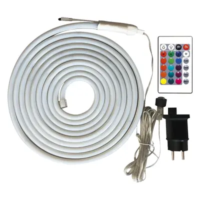 German LED pásek / RGB / 6 W / 5 m / 300 světel / plast / bílá