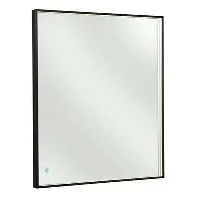 German Nástěnné LED zrcadlo / 50 x 80 cm / 31 W / 3100 lm / neutrální bílá / sklo / hliník / čer