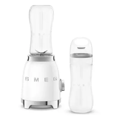 Stolní smoothie mixér Smeg 50's style PBF01WHEU / 300 W / 2 x 600 ml / bílá