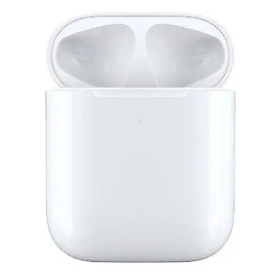 Pouzdro Apple pro AirPods druhé generace (A1938) / bezdrátové nabíjení / bílá Varianta: ivi1