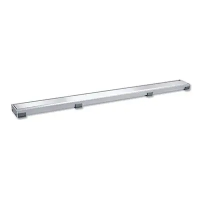 German Lineární odtokový sprchový žlab / 70 cm / 26 l/min. / ABS plast / nerezová ocel / stříbrn