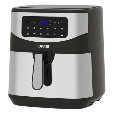 Digitální horkovzdušná fritéza DMS Germany HF-7S / 1800 W / 7 litrů / černá/nerez Varianta: ivi0