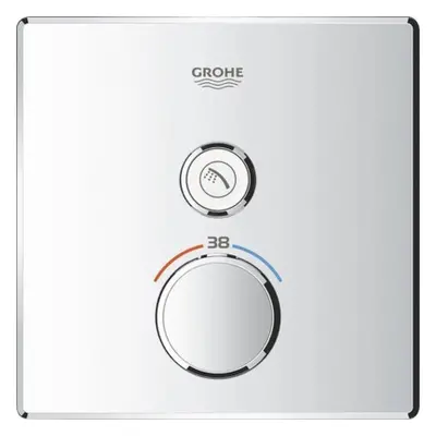 Grohe Termostatická podomítková sprchová baterie Grohtherm Smart Control 29123000 / chrom / stří